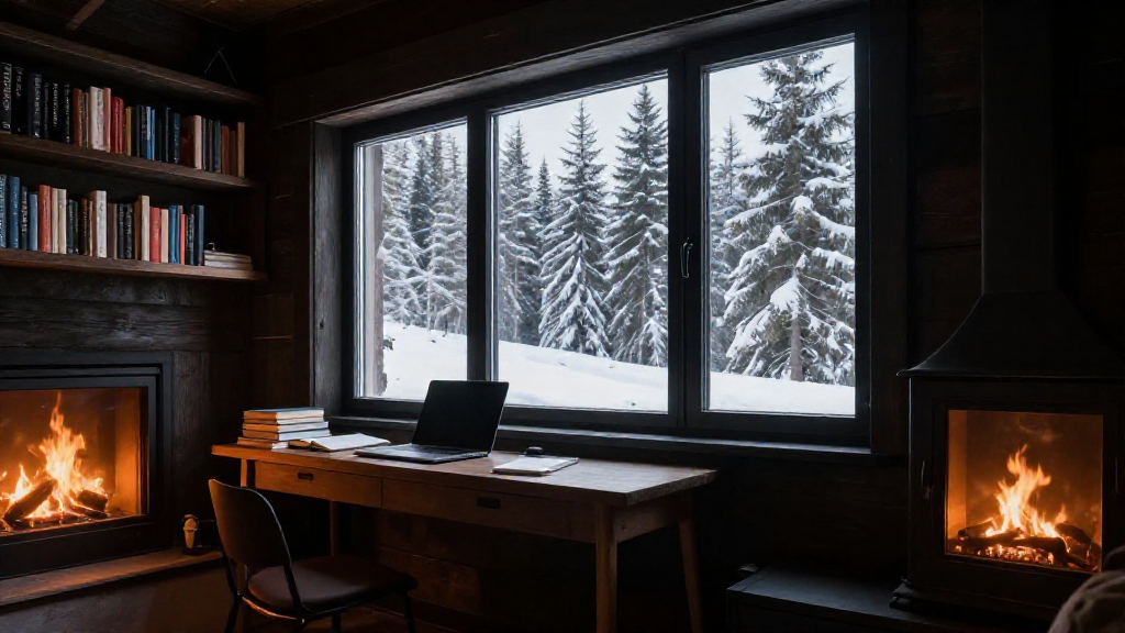 Alpine Small House Laptop Retreat Gallery