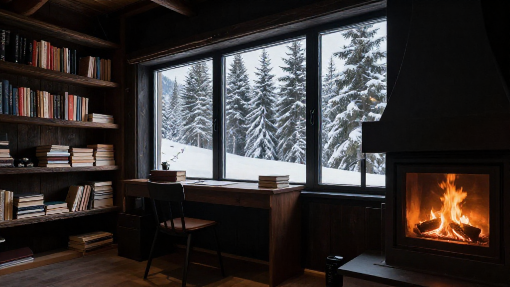 Alpine Small House Study Retreat Gallery