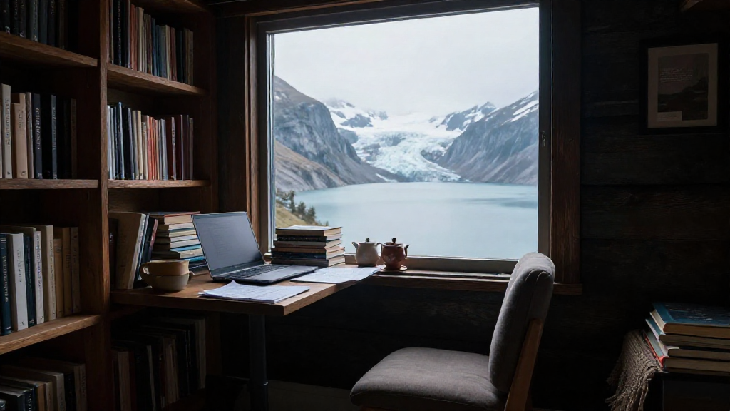 Glacial Lake Library Nook Variant 3