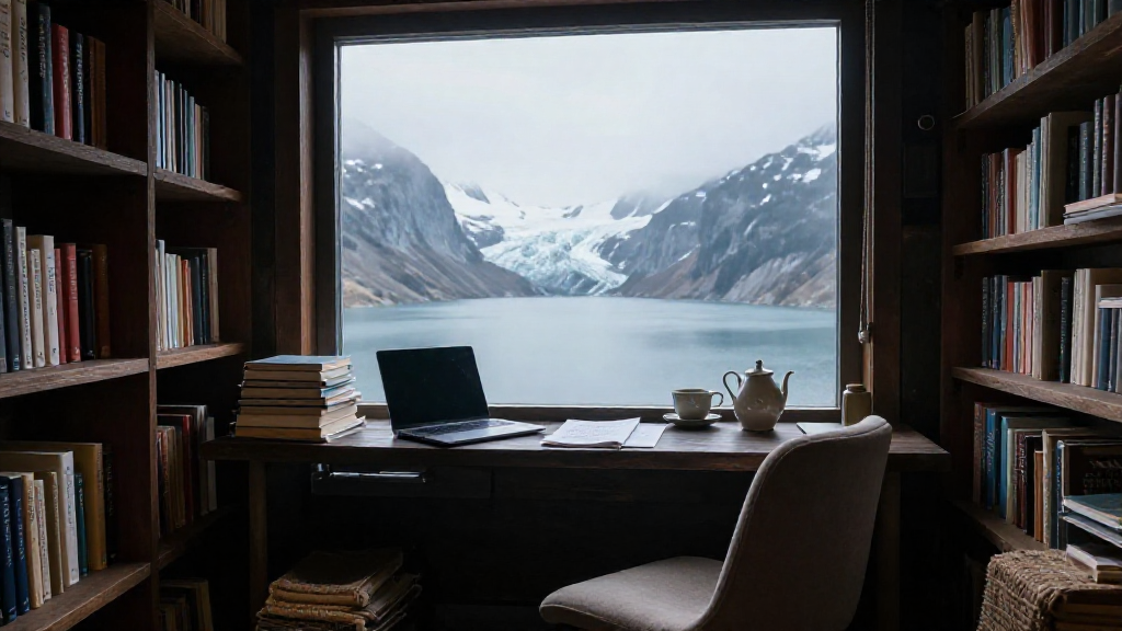 Glacial Lake Library Nook Variant 4