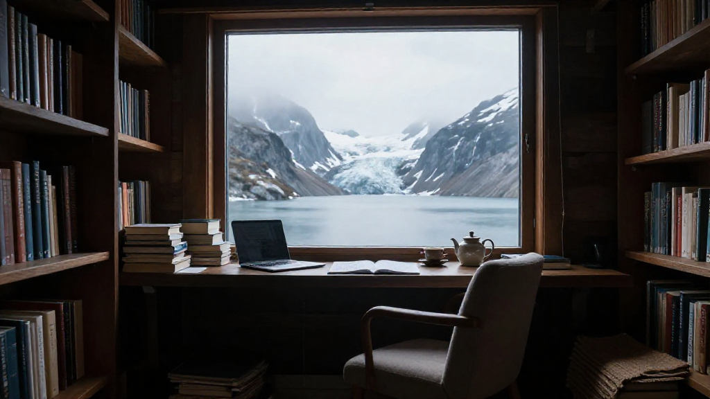 Glacial Lake Library Nook Variant 5