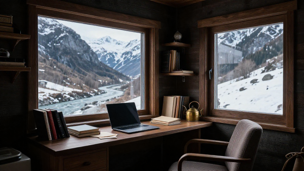 Mountain Pass Tea Library Variant 2