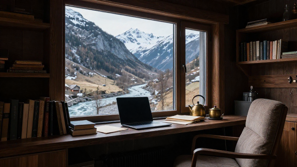 Mountain Pass Tea Library Variant 3