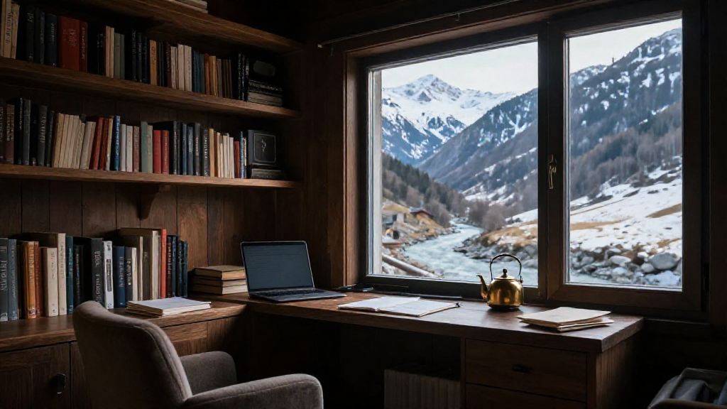 Mountain Pass Tea Library Variant 4