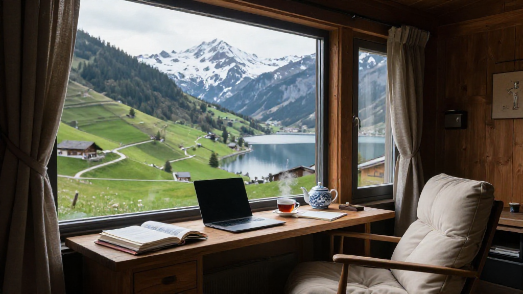 Terrace Lake Study Chair Variant 5