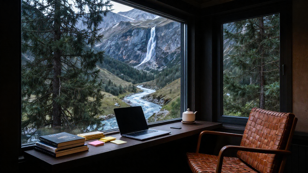 Waterfall Valley Laptop Lounge Variant 4