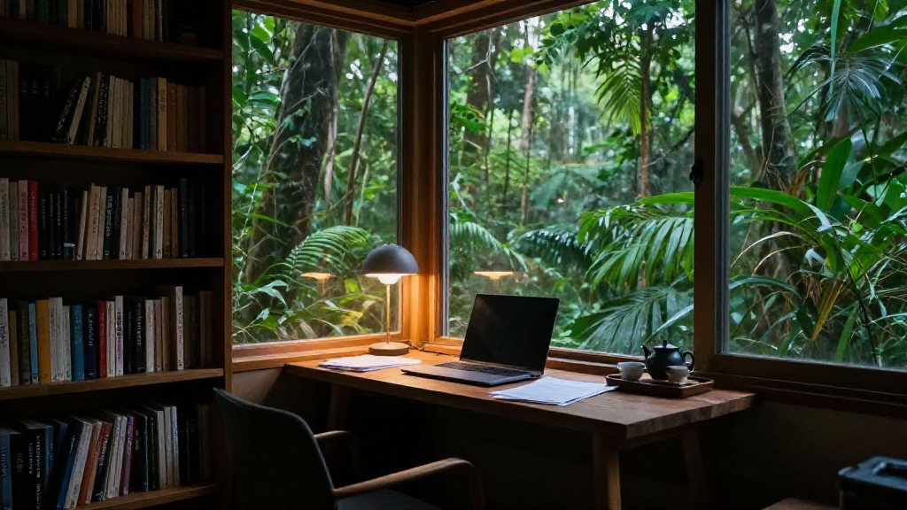 Writing Corner Tea Shelves Variant 1