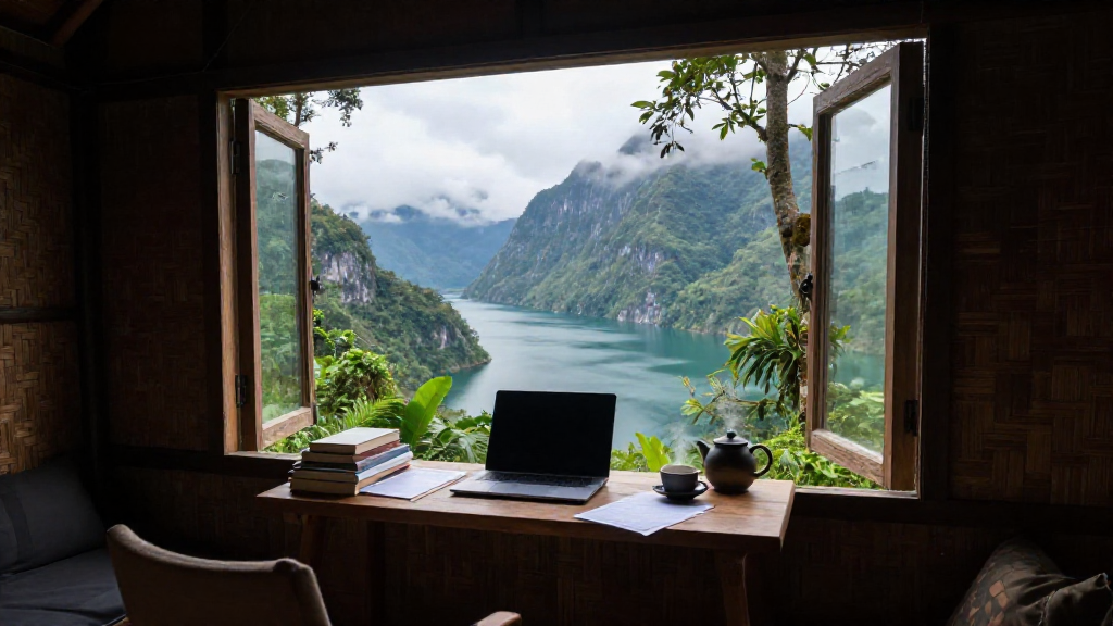 Jungle Small House Tea Books Laptop Scenic Views Gallery