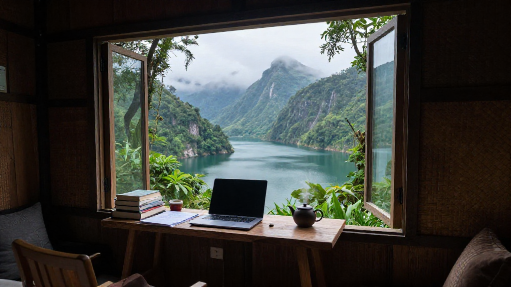 Cliffside Lake Tea Study Variant 2