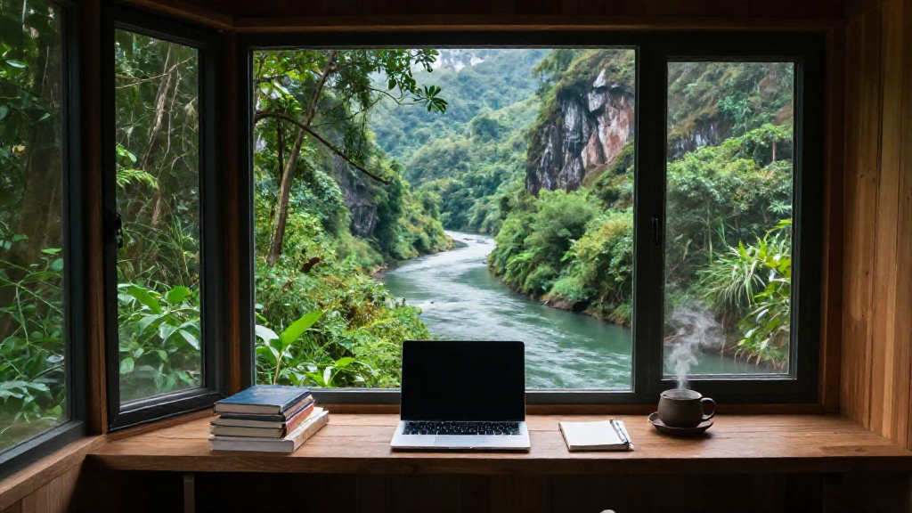 Emerald River Writing Nook Variant 1