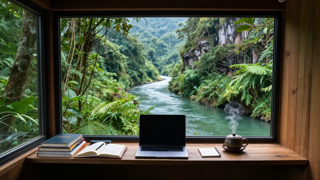 Emerald River Writing Nook Variant 2