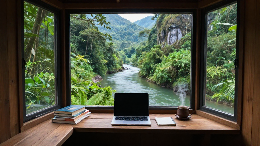 Emerald River Writing Nook Variant 3