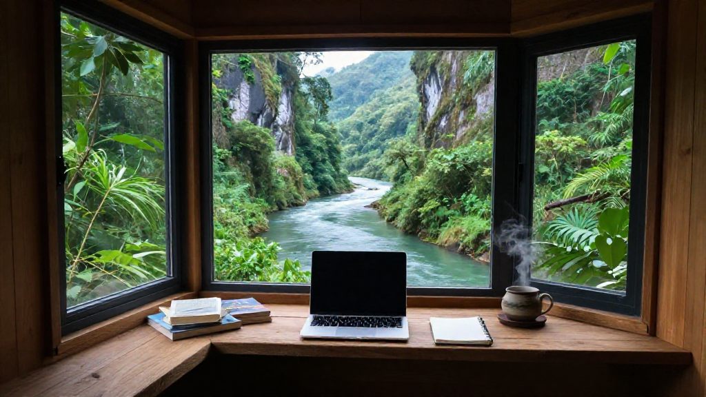Emerald River Writing Nook Variant 5