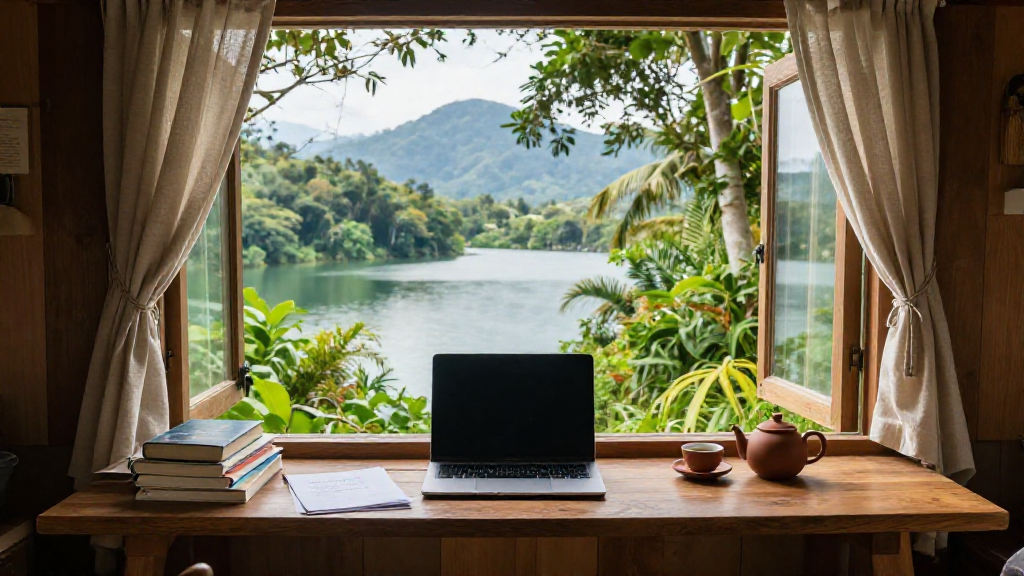 Lakeside Canopy Workspace Variant 2