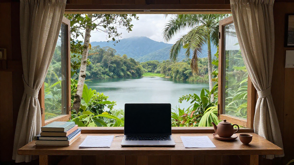 Lakeside Canopy Workspace Variant 3