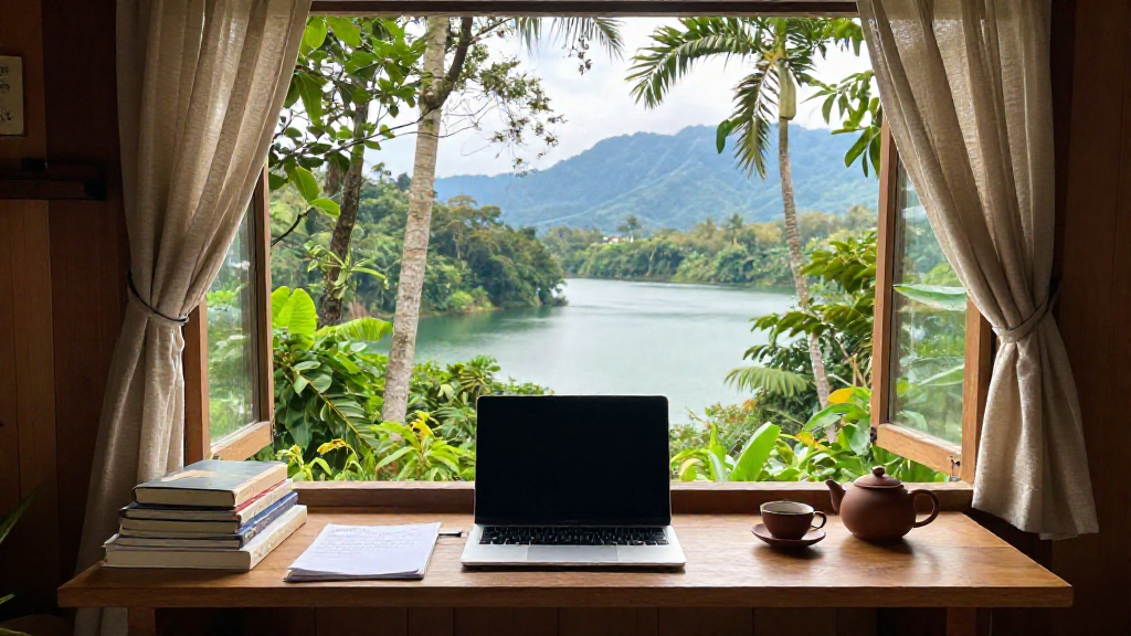 Lakeside Canopy Workspace Variant 5