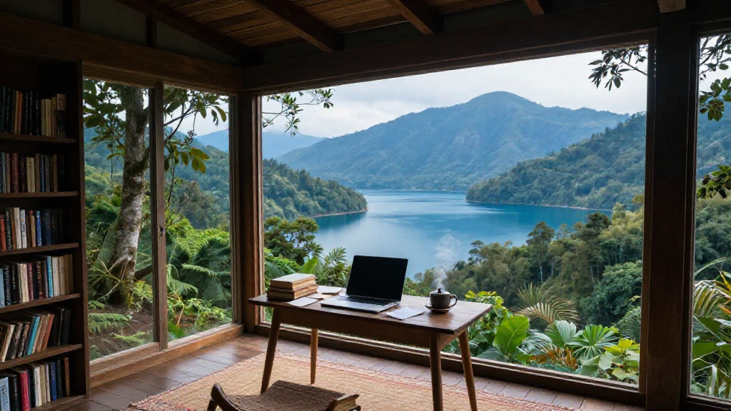 Rainforest Ridge Lake Library Variant 2