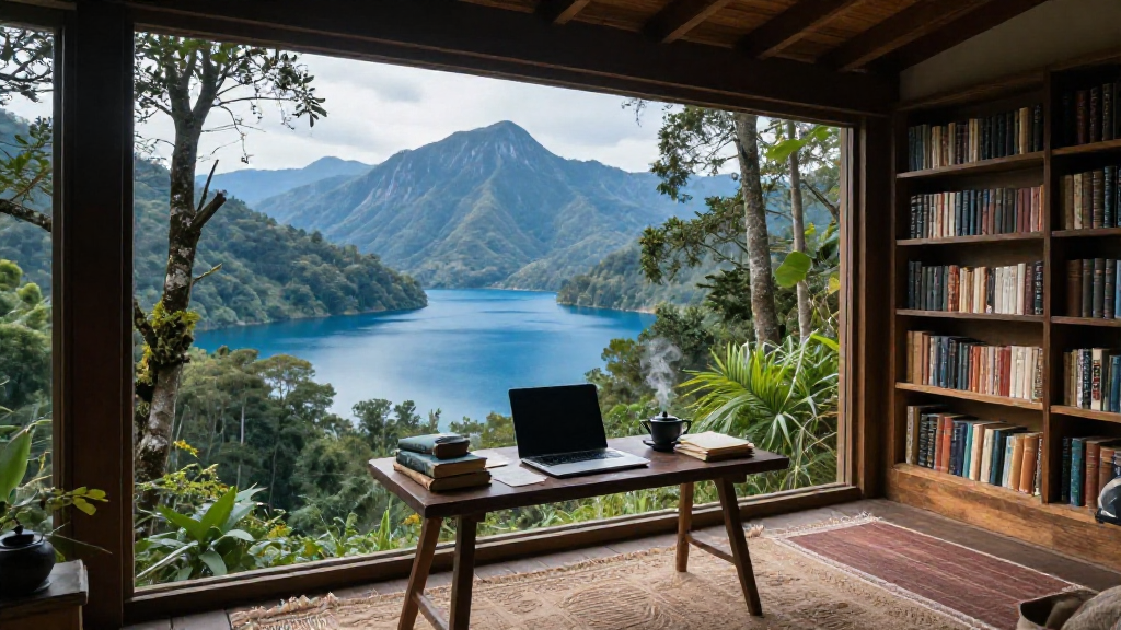 Rainforest Ridge Lake Library Variant 3