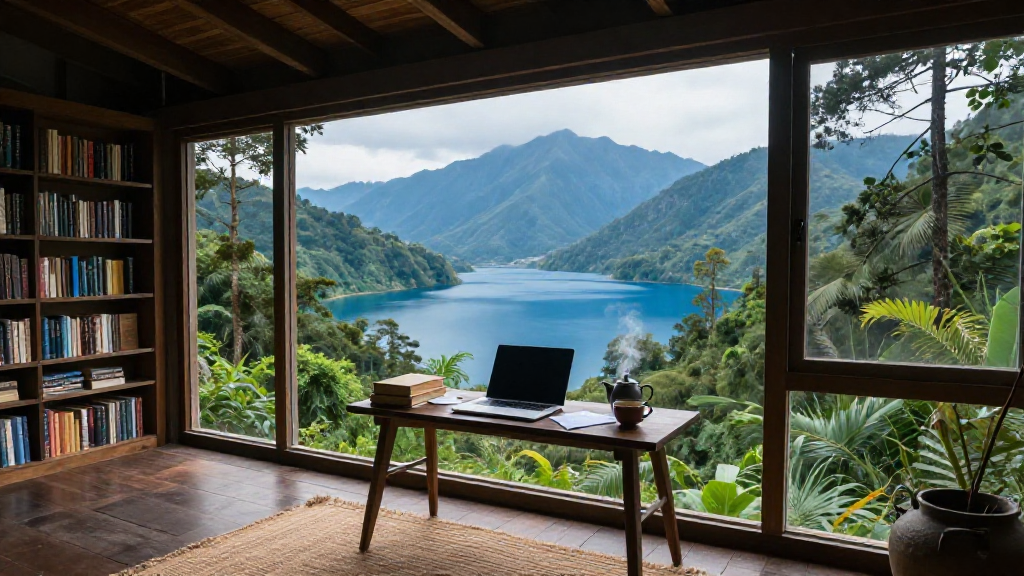 Rainforest Ridge Lake Library Variant 5