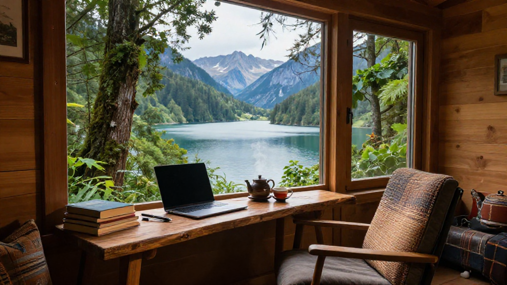 Canopy Lake Reading Chair Variant 3