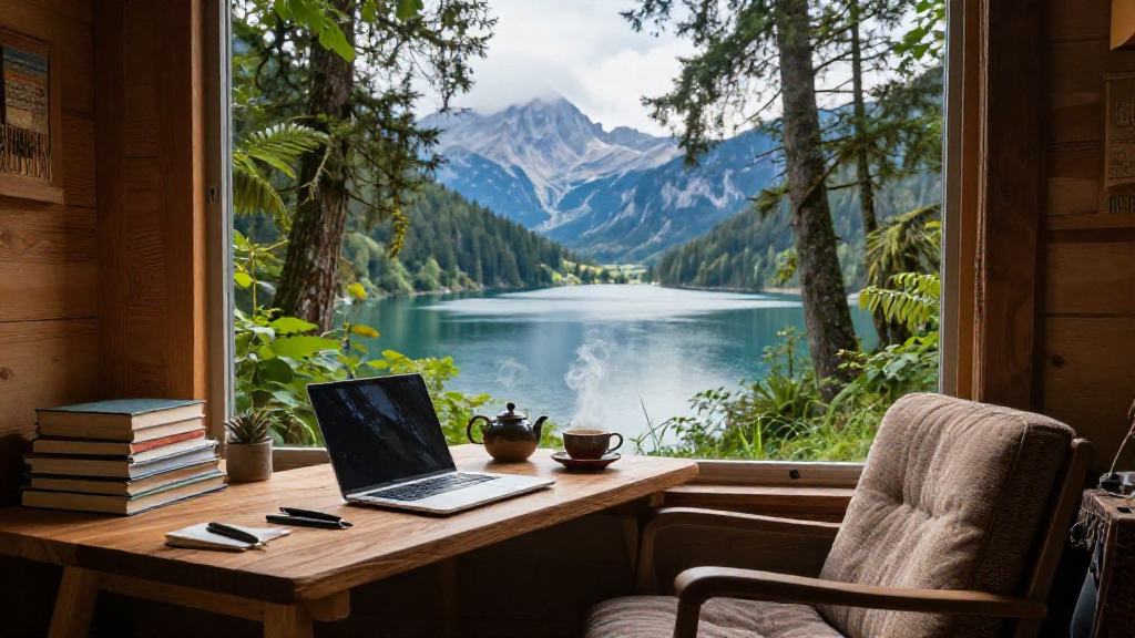 Canopy Lake Reading Chair Variant 5