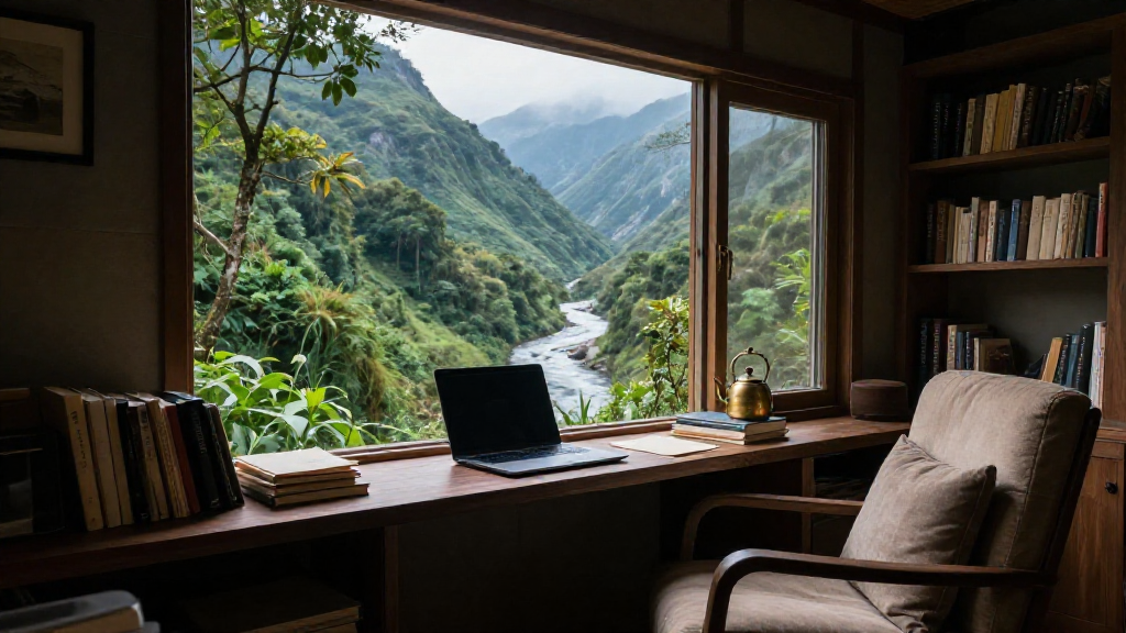 Mountain Pass Tea Library Variant 3