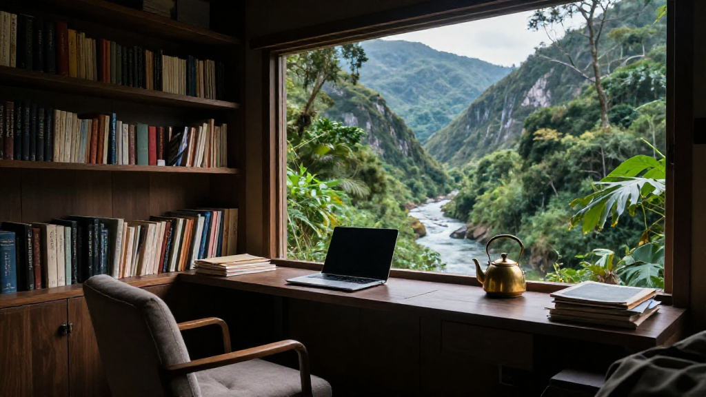 Mountain Pass Tea Library Variant 4