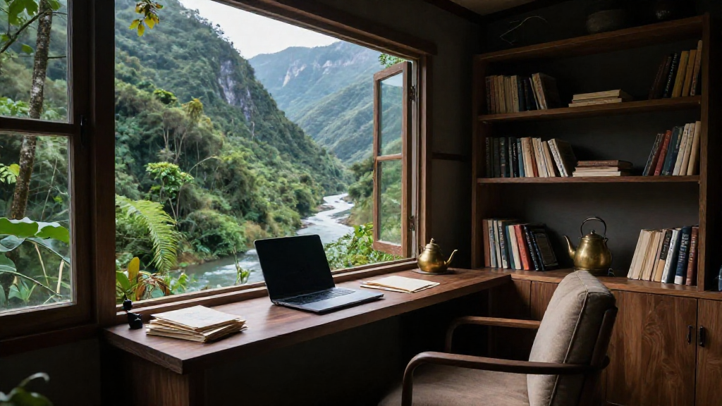 Mountain Pass Tea Library Variant 5