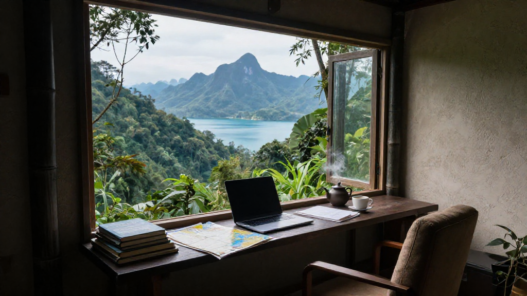 Rainforest Ridge Chair Workspace Variant 4